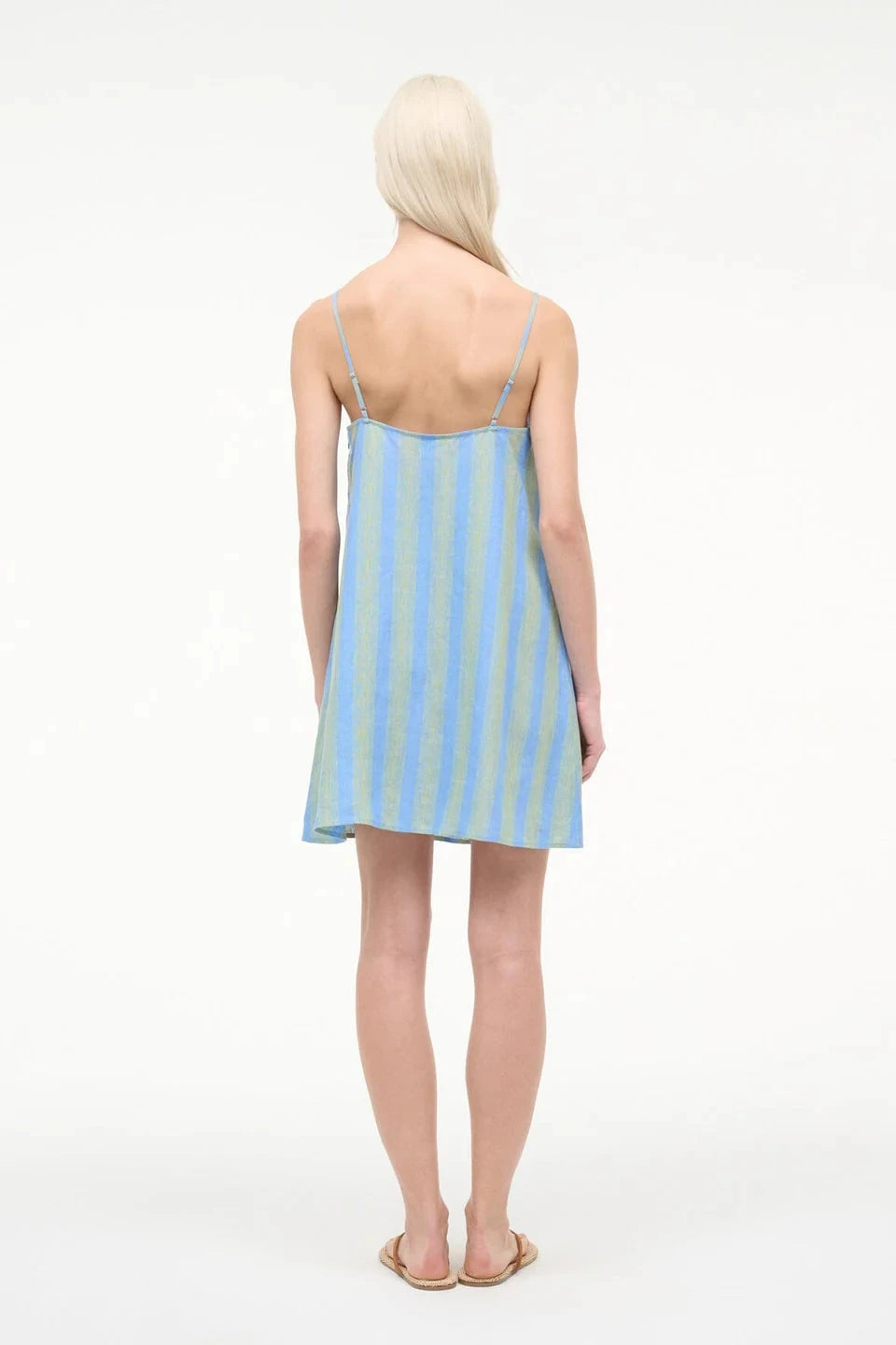 Laura Linen Mini Dress-Dresses-Uniquities