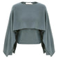 Valiant Wool Draped Sweater