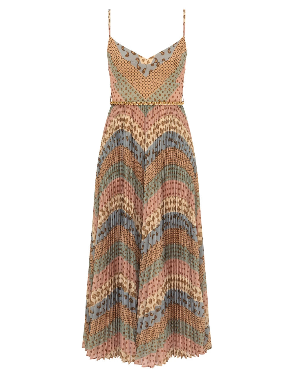 Sunray Pleated Picnic Dress