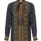 Ascent Satin Scarf Shirt