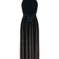 Valiant Metallic Halter Dress