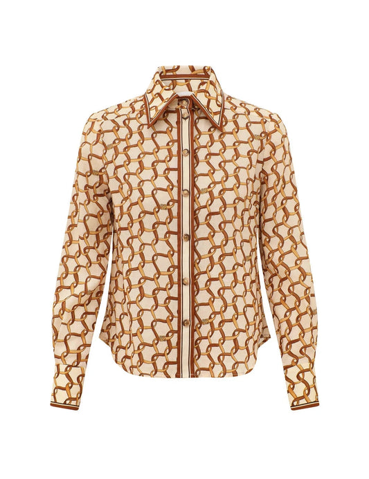 Fitted Shirt-Tops/Blouses-Uniquities