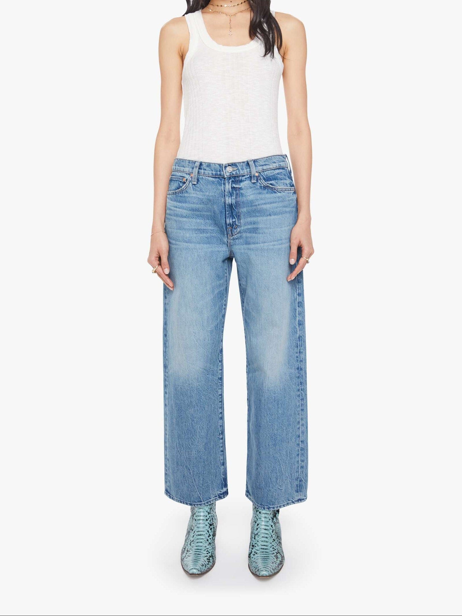 The Dodger Flood Jeans in Folk Star-Denim-Uniquities