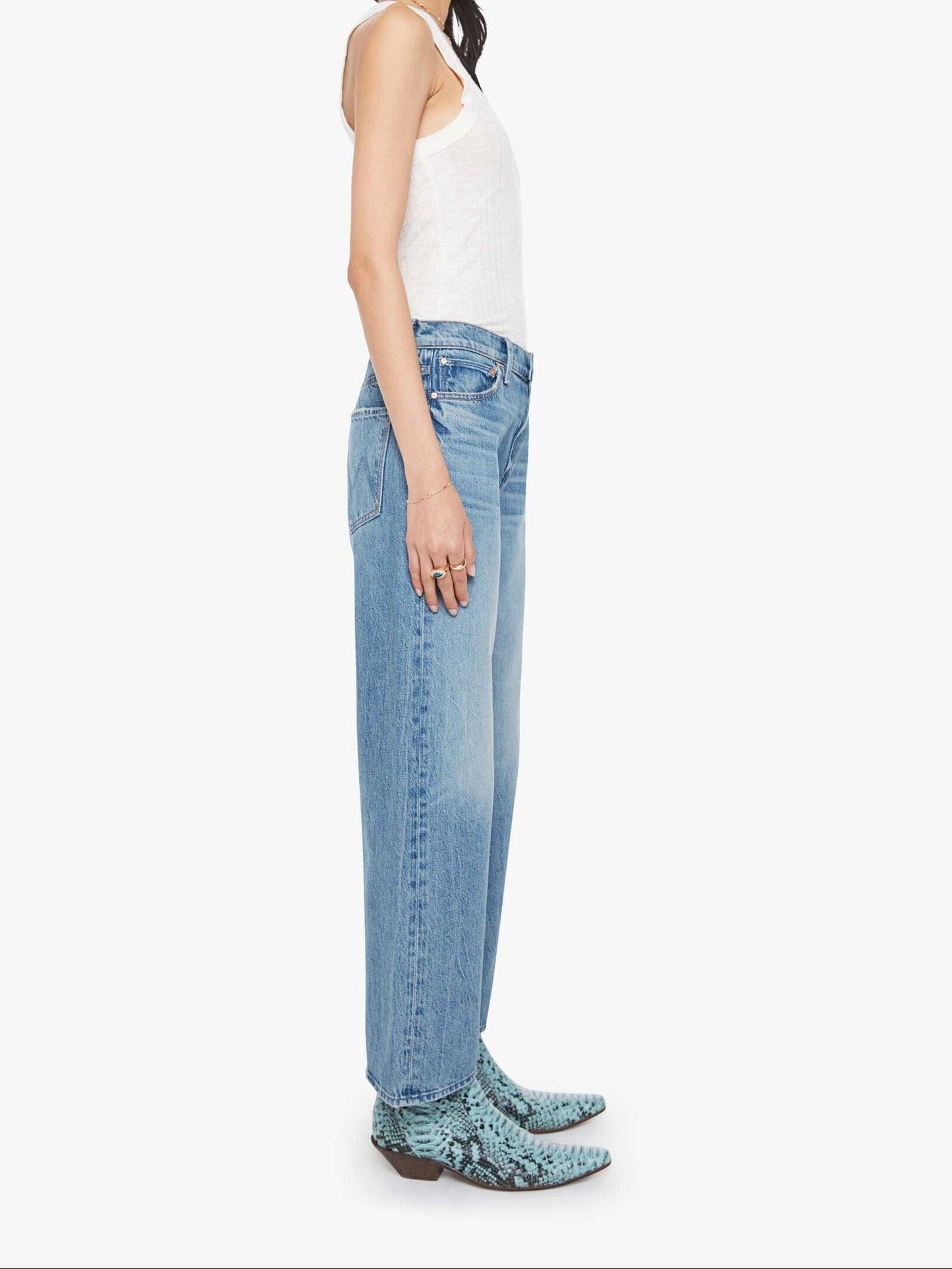 The Dodger Flood Jeans in Folk Star-Denim-Uniquities