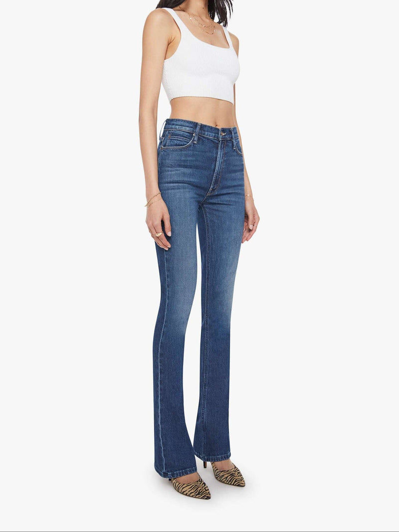 The High Waisted Runaway Jeans in Shine On-Denim-Uniquities