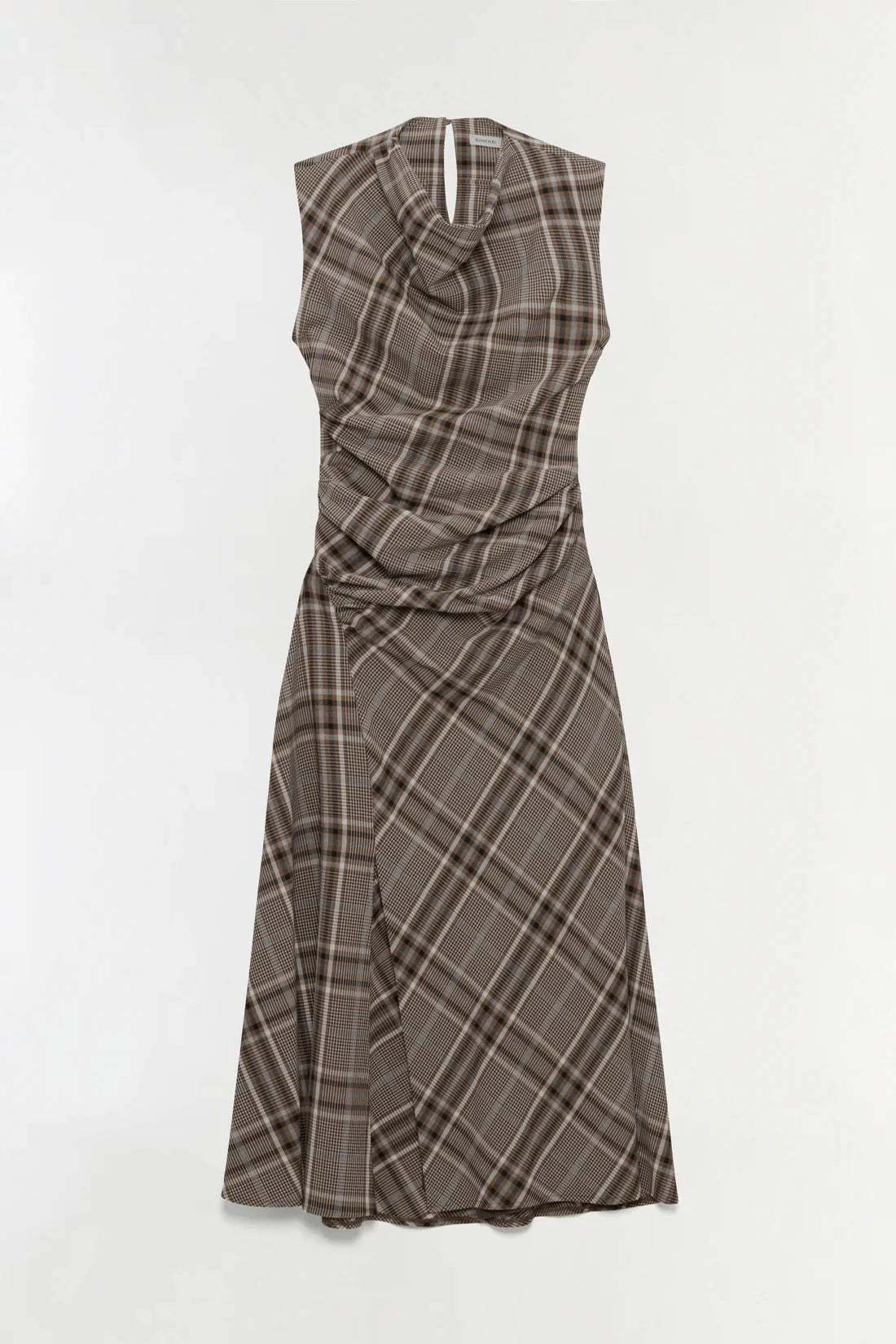 Burke Sleeveless Draped Midi Dress Dresses Simkhai 