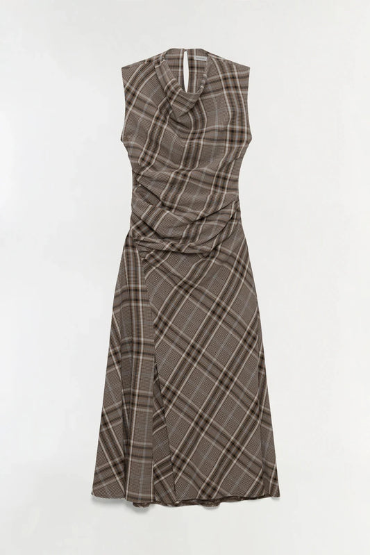 Burke Sleeveless Draped Midi Dress Dresses Simkhai 