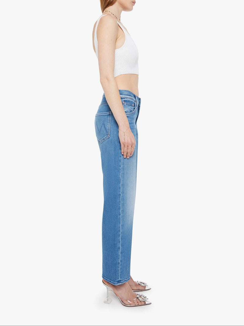 The Mid Rise Rambler Zip Ankle Jeans-Denim-Uniquities