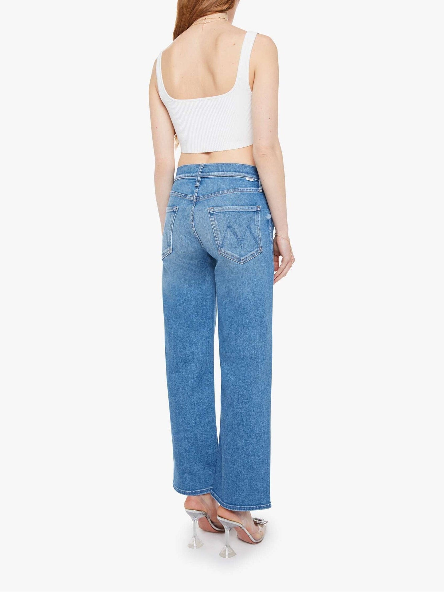 The Mid Rise Rambler Zip Ankle Jeans-Denim-Uniquities
