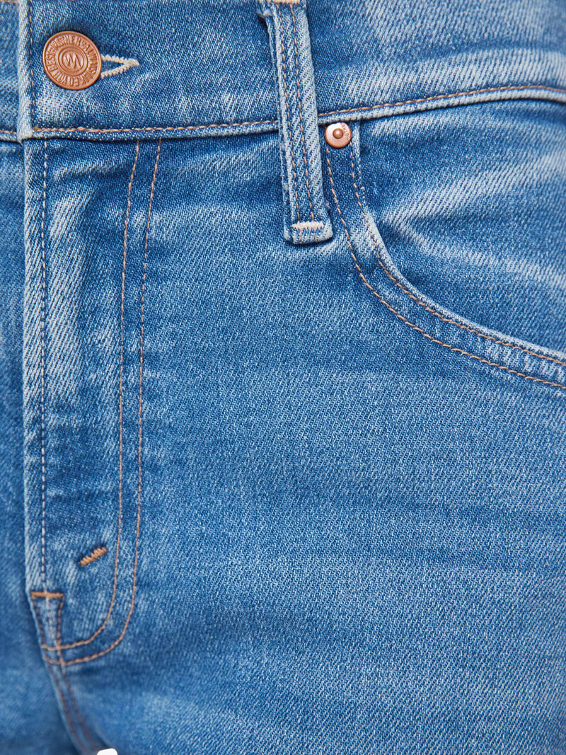 The Mid Rise Rambler Zip Ankle Jeans-Denim-Uniquities