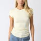 Chandler Ribbed Tee-Tee Shirts-Uniquities