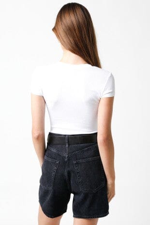Chandler Ribbed Tee-TEES-Uniquities