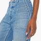 The Patch Pocket Private Flood Jeans-Denim-Uniquities