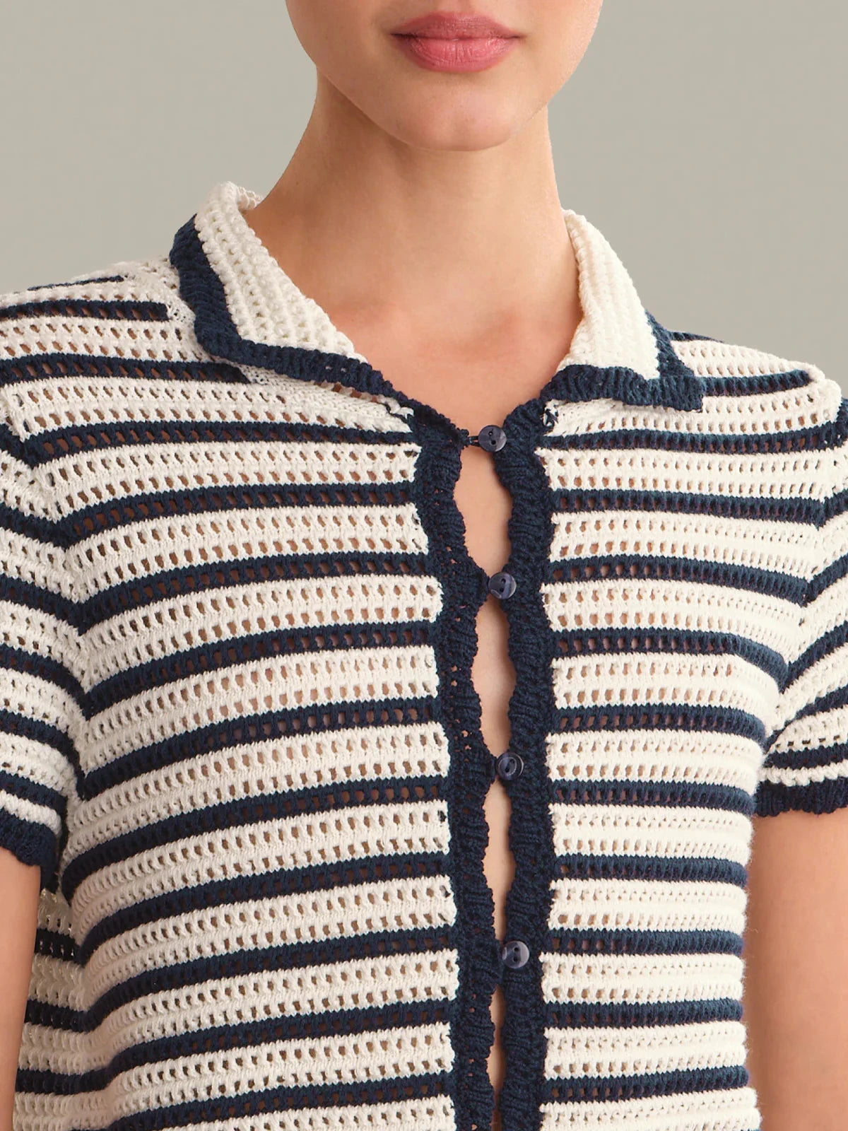 Leilani Collared Cardigan-Tops/Blouses-Uniquities