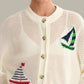 Tide Mesh Cardigan-Sweaters-Uniquities