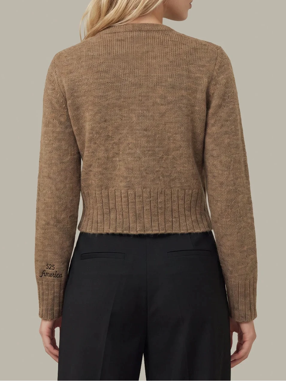 James Fuzzy Crew Cardigan by 525 America - Image 4