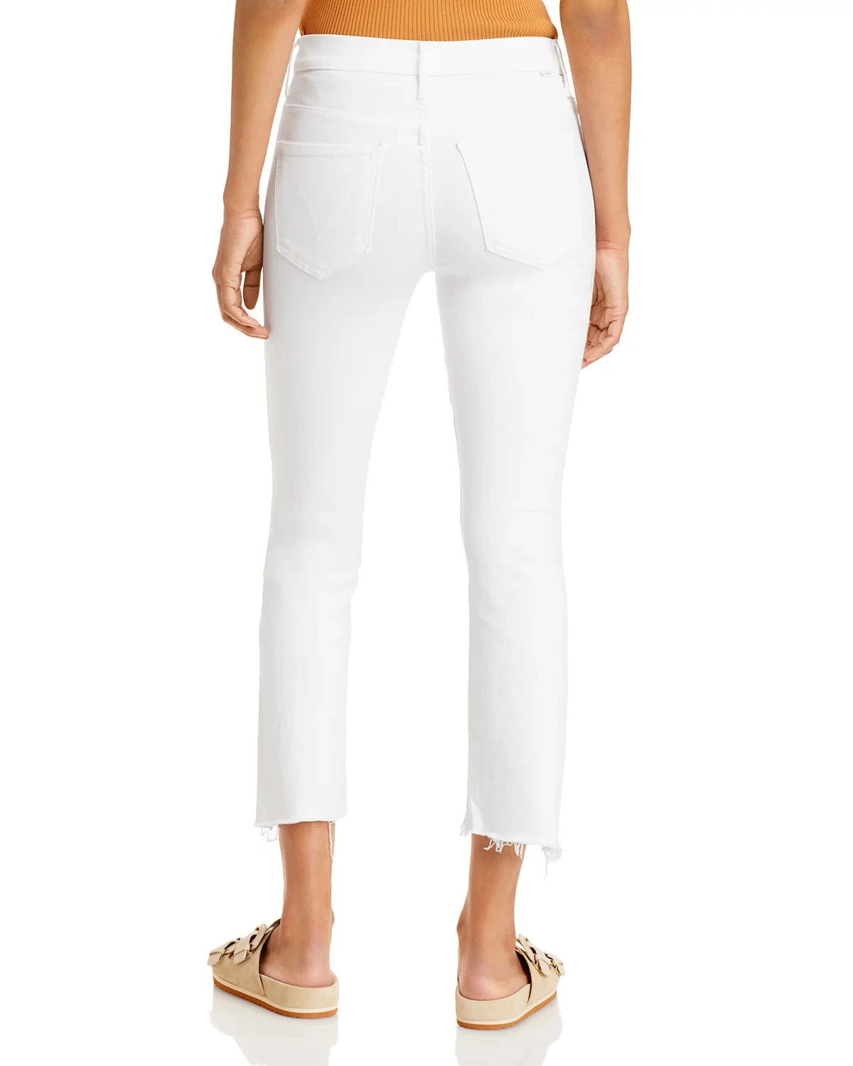 The Insider Crop Step Fray Jeans-Denim-Uniquities