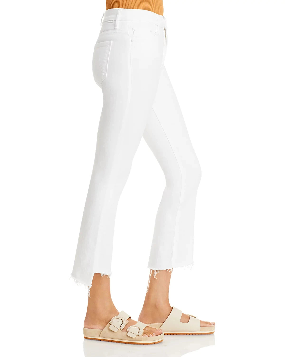 The Insider Crop Step Fray Jeans-Denim-Uniquities