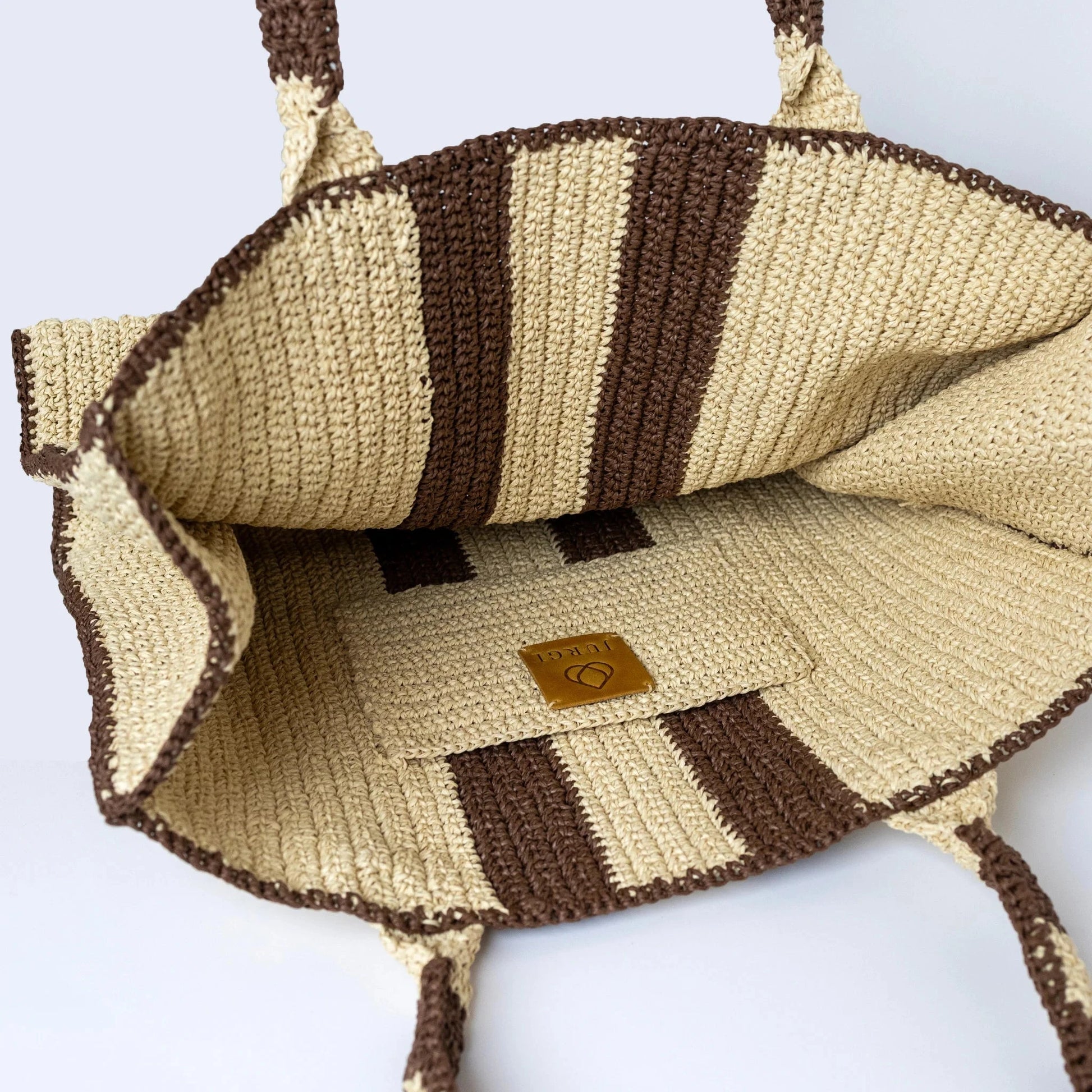 Riviera Stripe Tote-Accessories-Uniquities