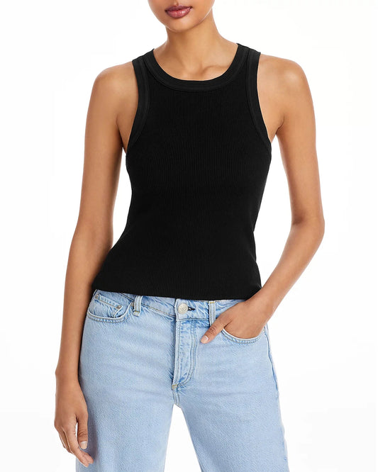 Isabel Rib Tank-Tee Shirts-Uniquities