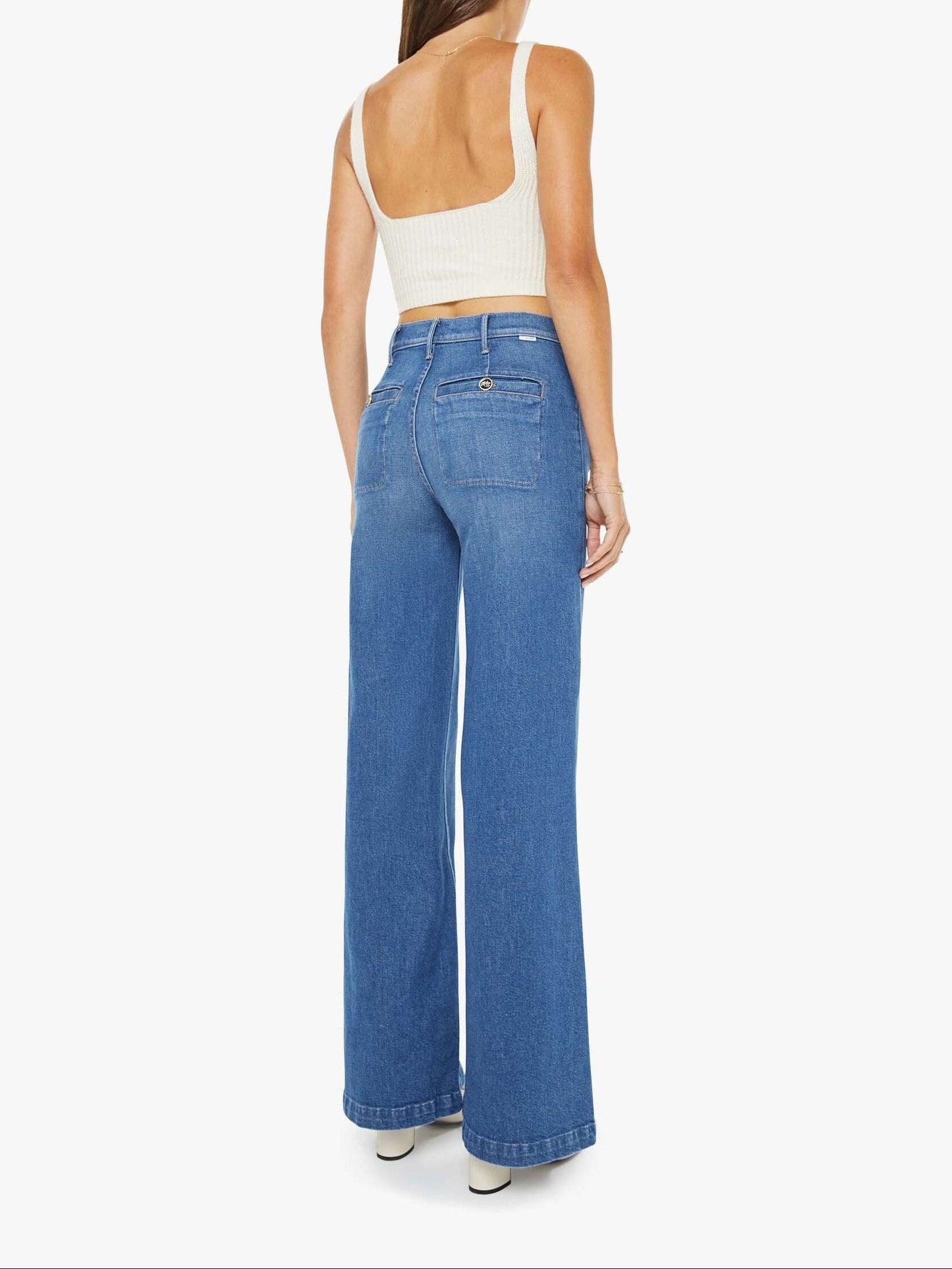 The Stashed Hustler Roller Sneak Jeans-Denim-Uniquities