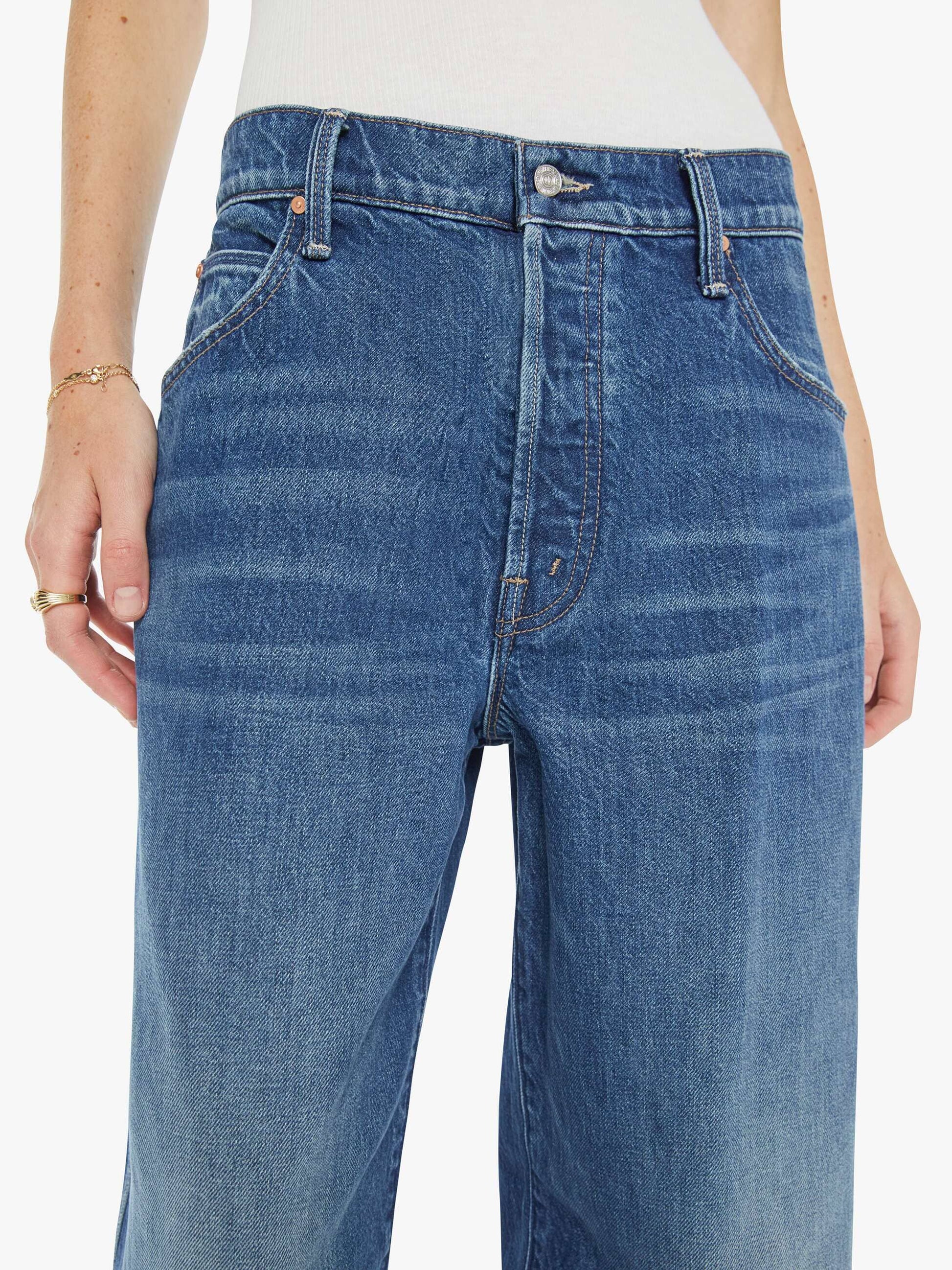 The Delinquent Button Ankle Jeans-Denim-Uniquities