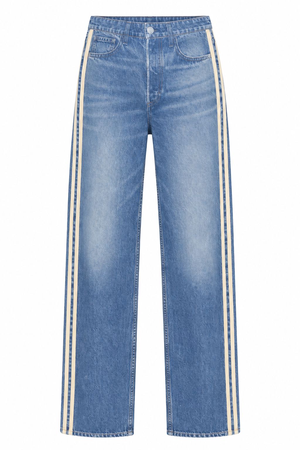 Miramar Terry Track Pant-Denim-Uniquities