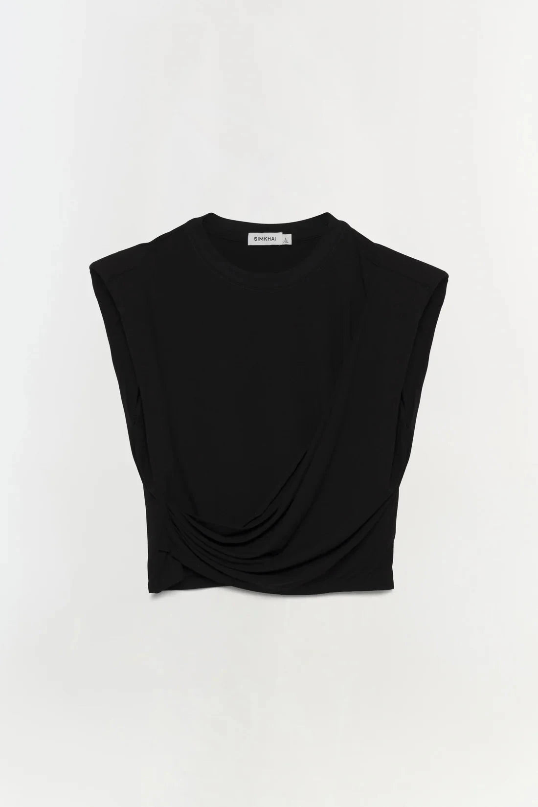 Estelle Wrap Crop Tee Tops/Blouses Simkhai 