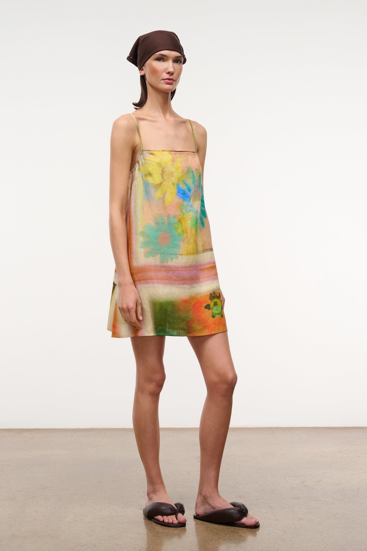 Laura Linen Mini Dress-Dresses-Uniquities