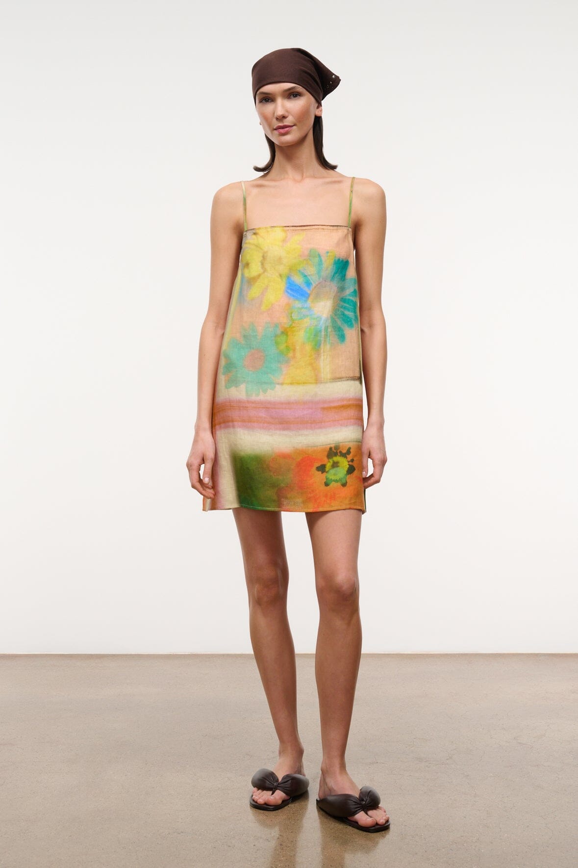 Laura Linen Mini Dress-Dresses-Uniquities