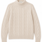 Juno Mock Neck Cable Knit