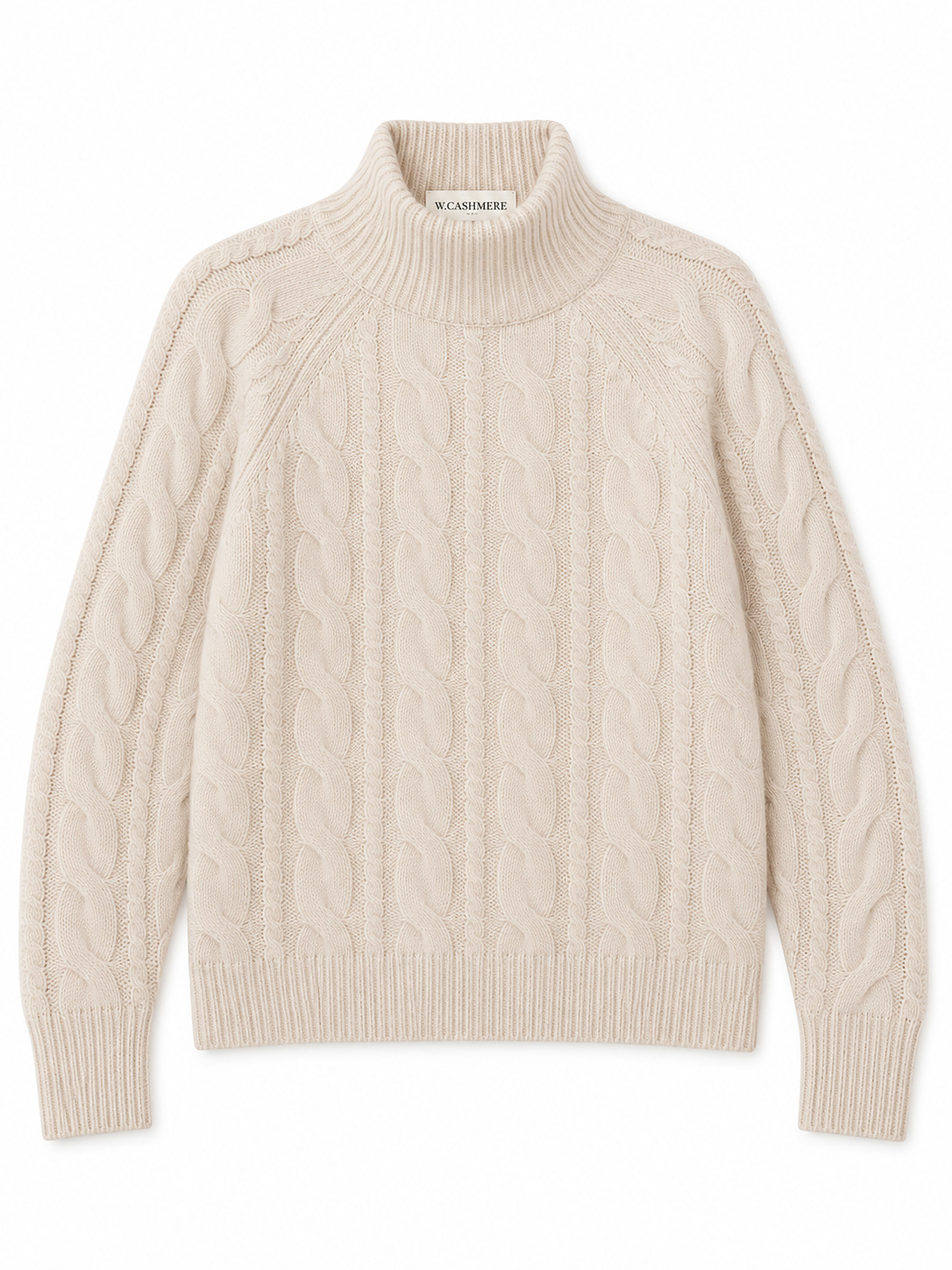 Juno Mock Neck Cable Knit
