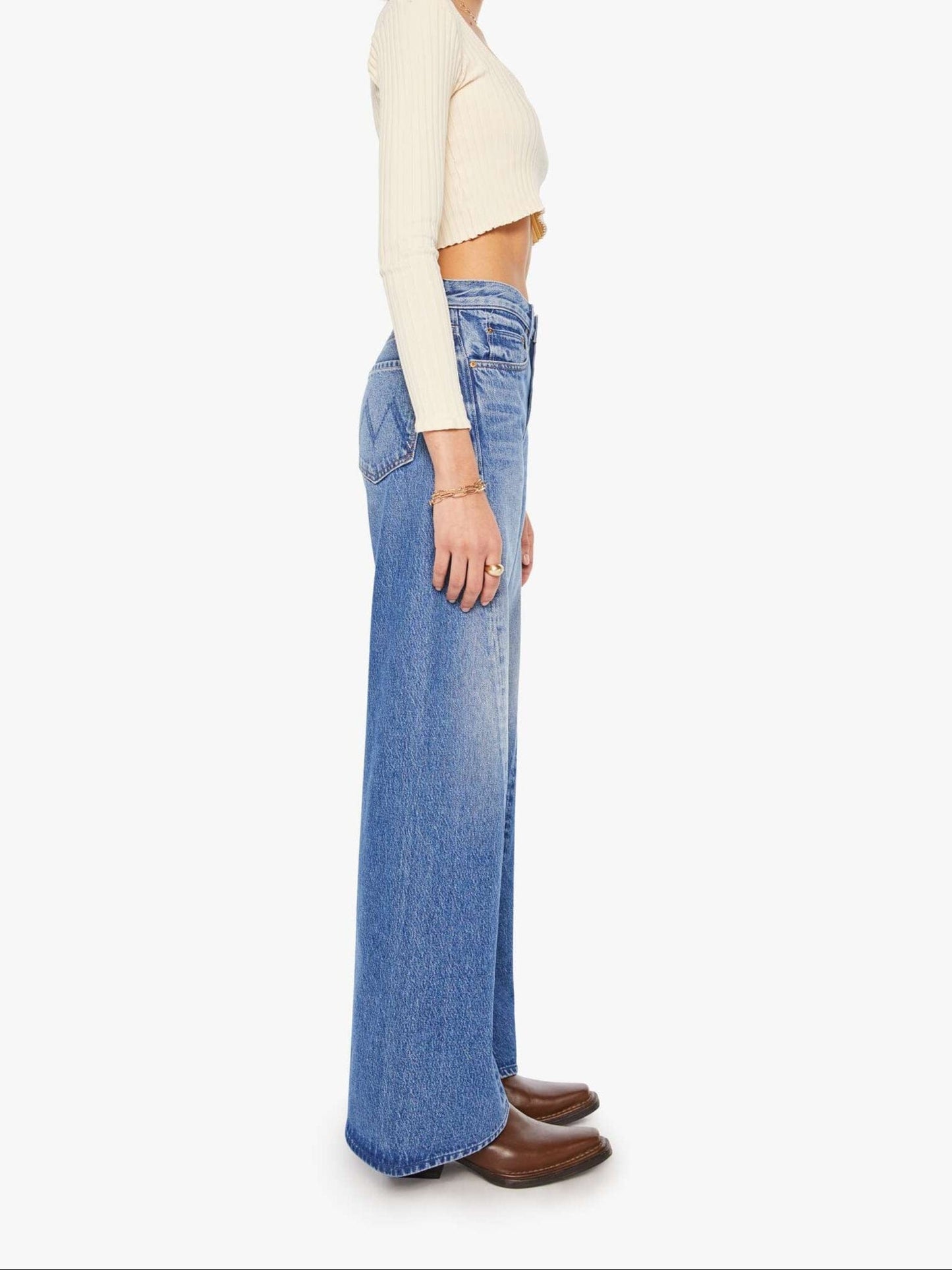 The Lemon Twist Sneak Jeans-Denim-Uniquities