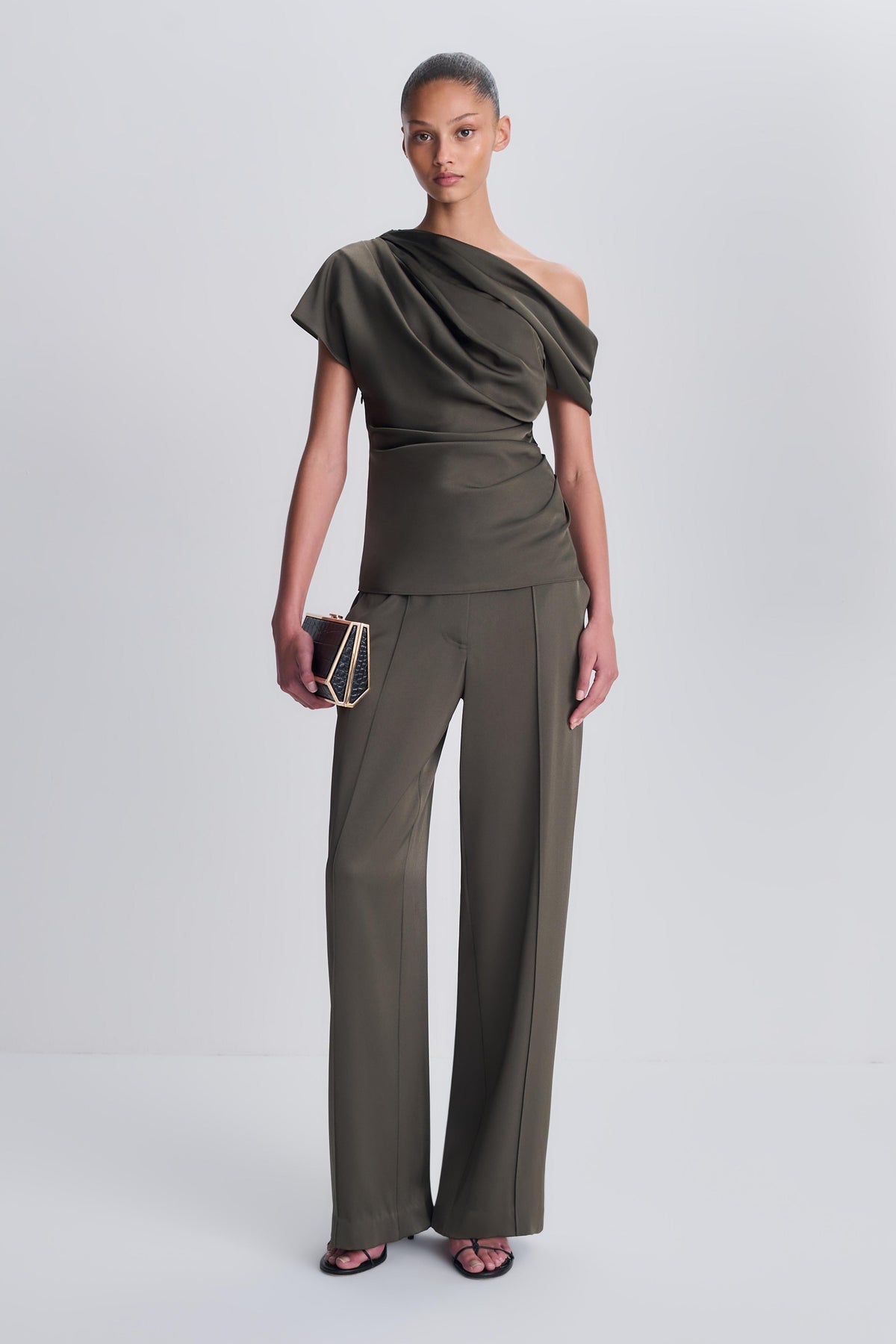 Phoebe Draped Top-Tops/Blouses-Uniquities