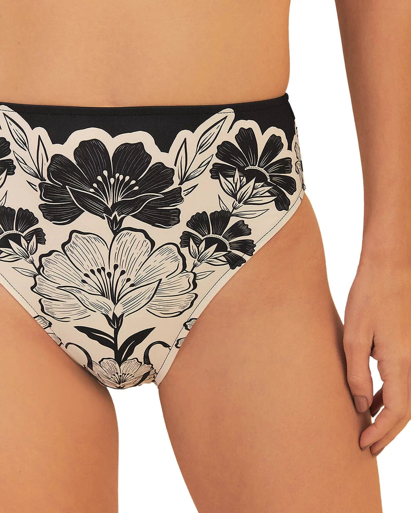 Flower Leopards Bikini Bottom-Swimwear-Uniquities