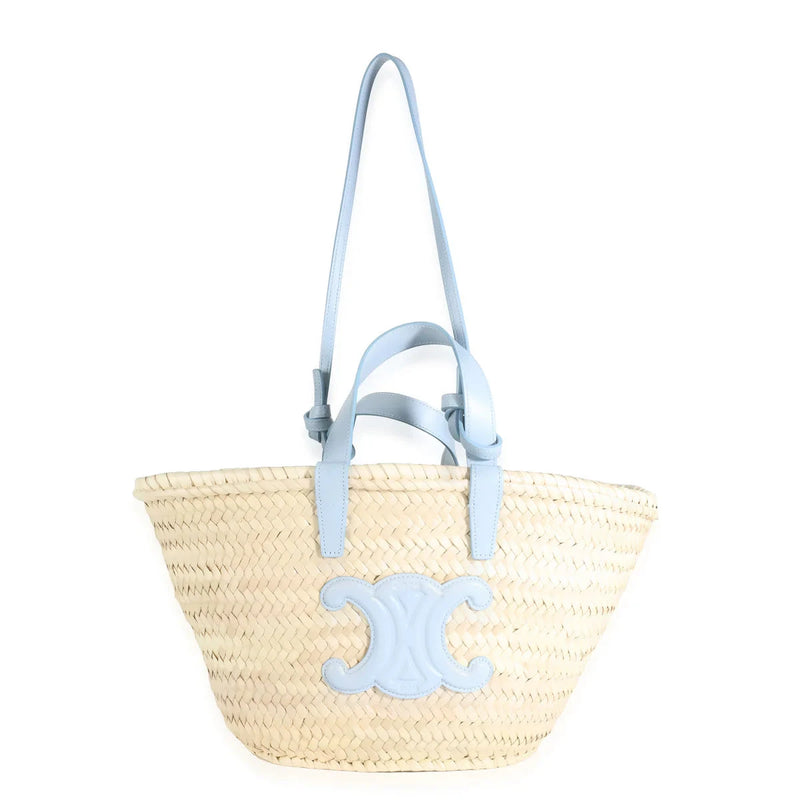Celine Raffia Triomphe Panier-Accessories-Uniquities