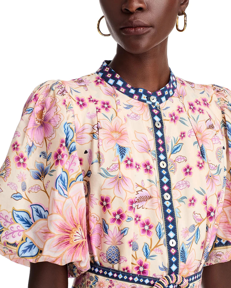 Superbloom Tapestry Mini Dress-Dresses-Uniquities