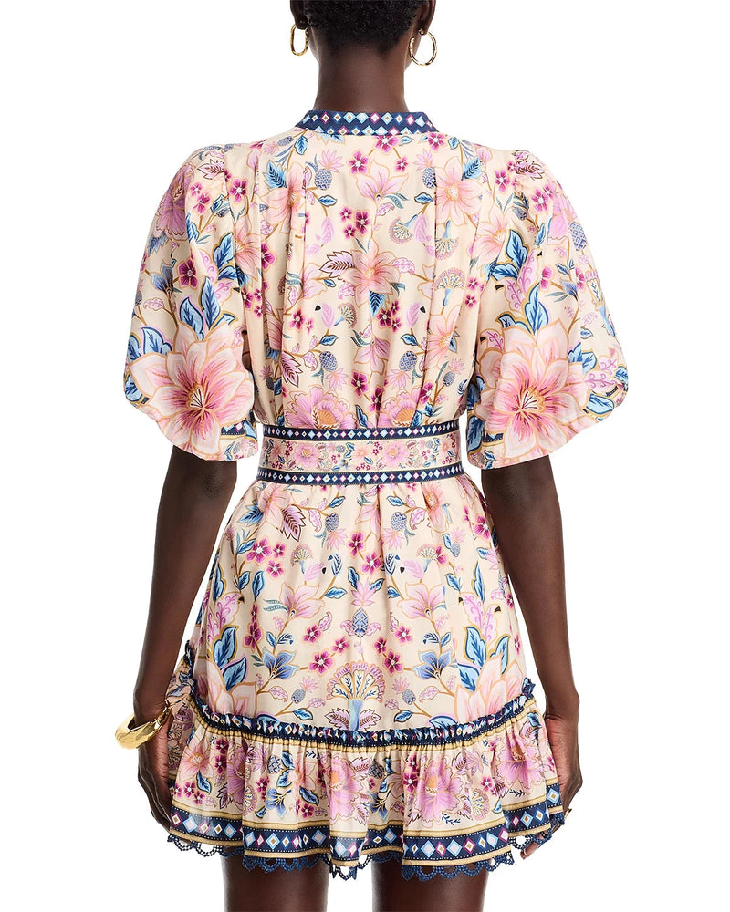 Superbloom Tapestry Mini Dress-Dresses-Uniquities