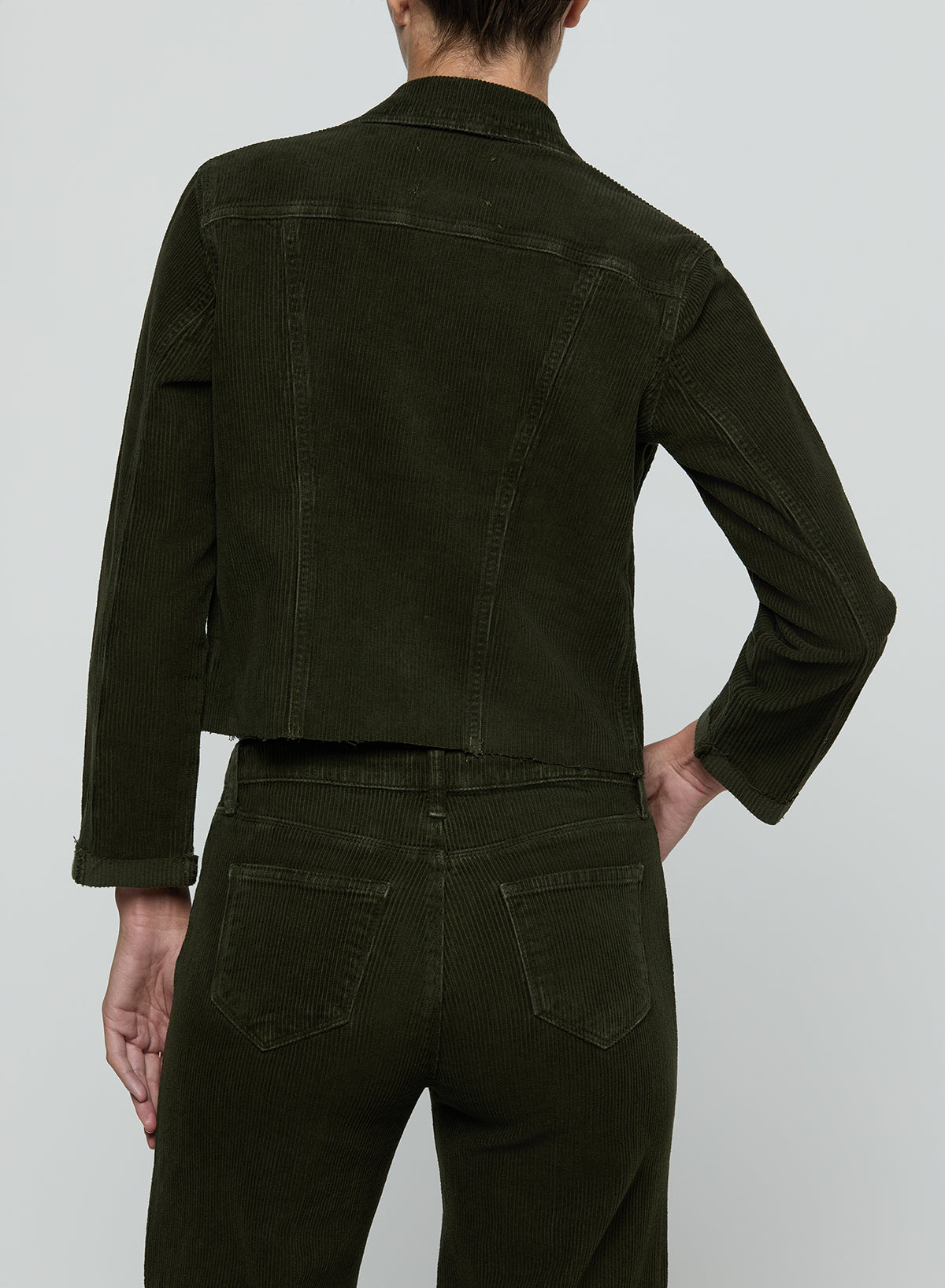 Janelle Slim Raw Jacket