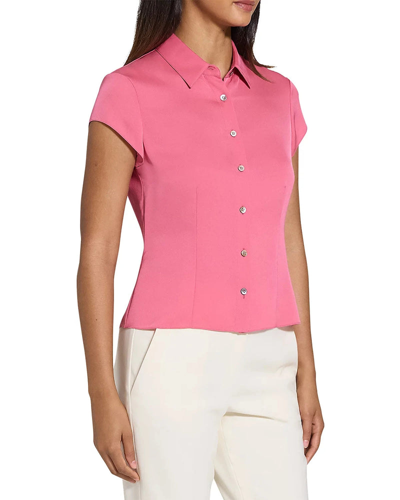 Cap Sleeve Blouse-Tops/Blouses-Uniquities