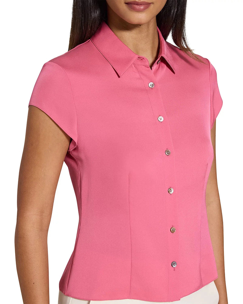 Cap Sleeve Blouse-Tops/Blouses-Uniquities