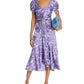 Painted Hydrangea Walker Dress-Dresses-Uniquities