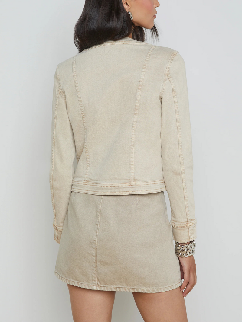 Yari Collarless Jacket-Jackets-Uniquities