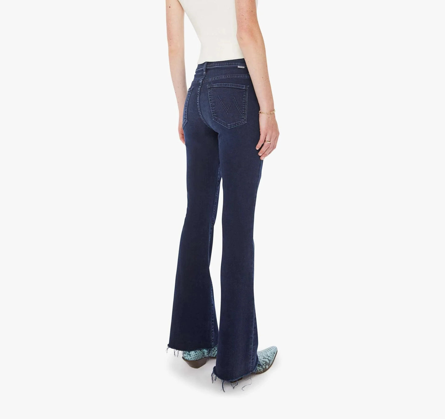Weekender Fray Chip On My Shoulder-Denim-Uniquities