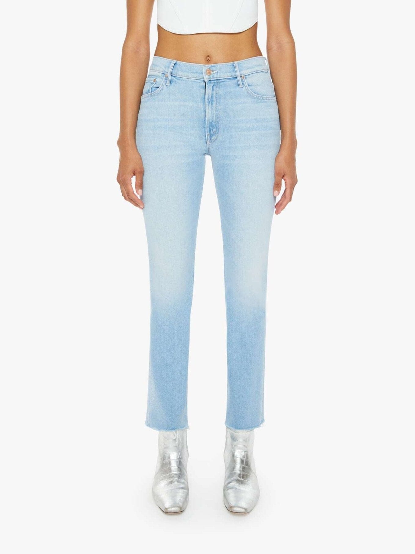 The Insider Ankle Fray Jeans-Denim-Uniquities