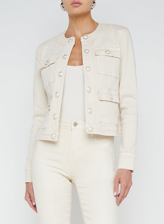 Yari Collarless Jacket-Jackets-Uniquities