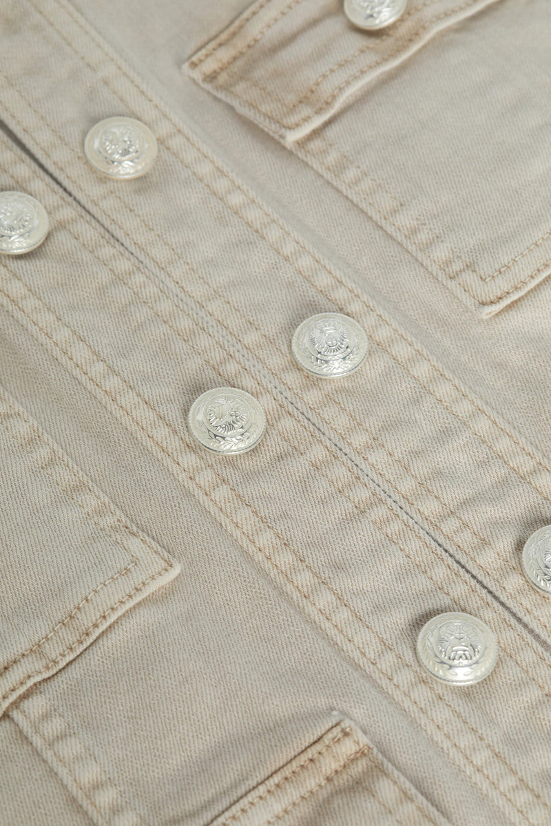 Yari Collarless Jacket-Jackets-Uniquities