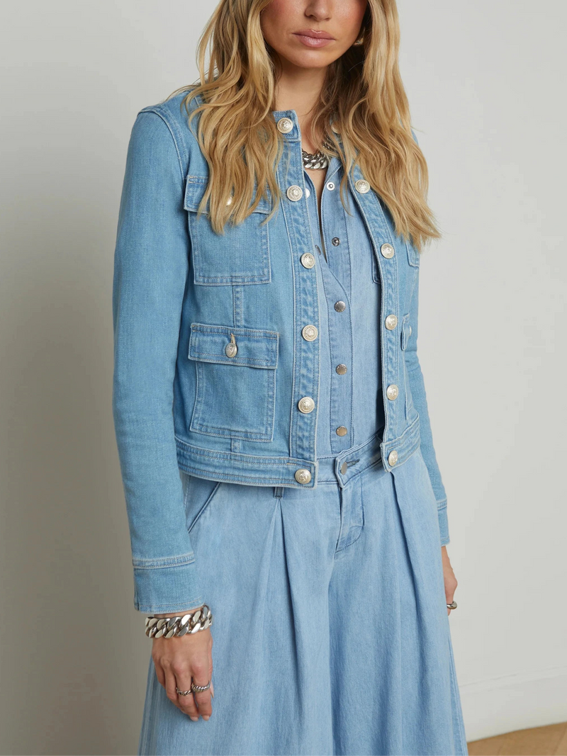 Yari Collarless Jacket-Jackets-Uniquities