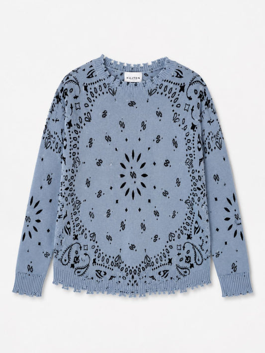 Mela Bandana Sweater-Sweaters-Uniquities