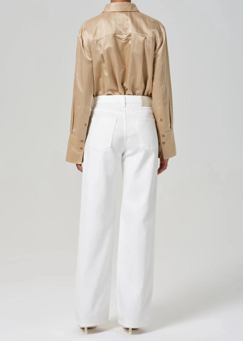 Annina 30" Jeans in Soft White-Denim-Uniquities